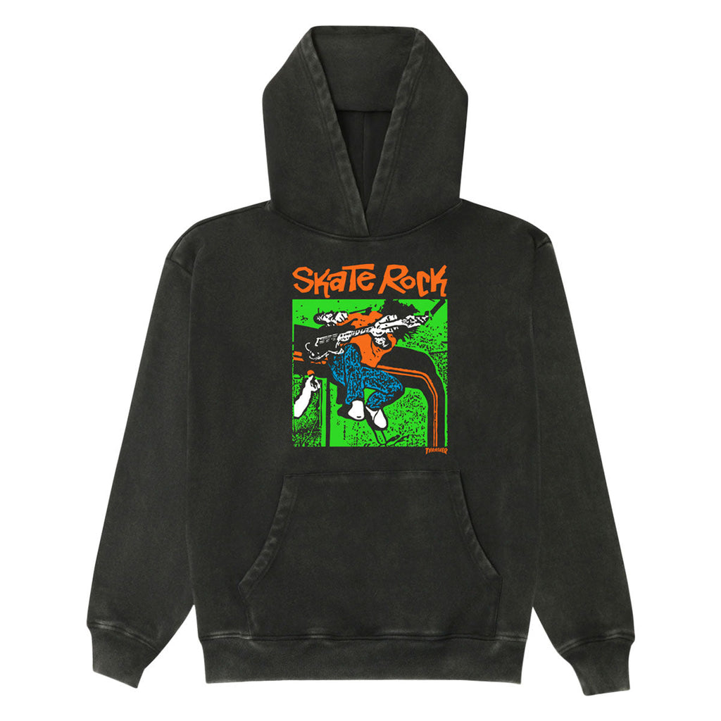 Thrasher Skate Rock Vol II Vintage Hoodie - Black