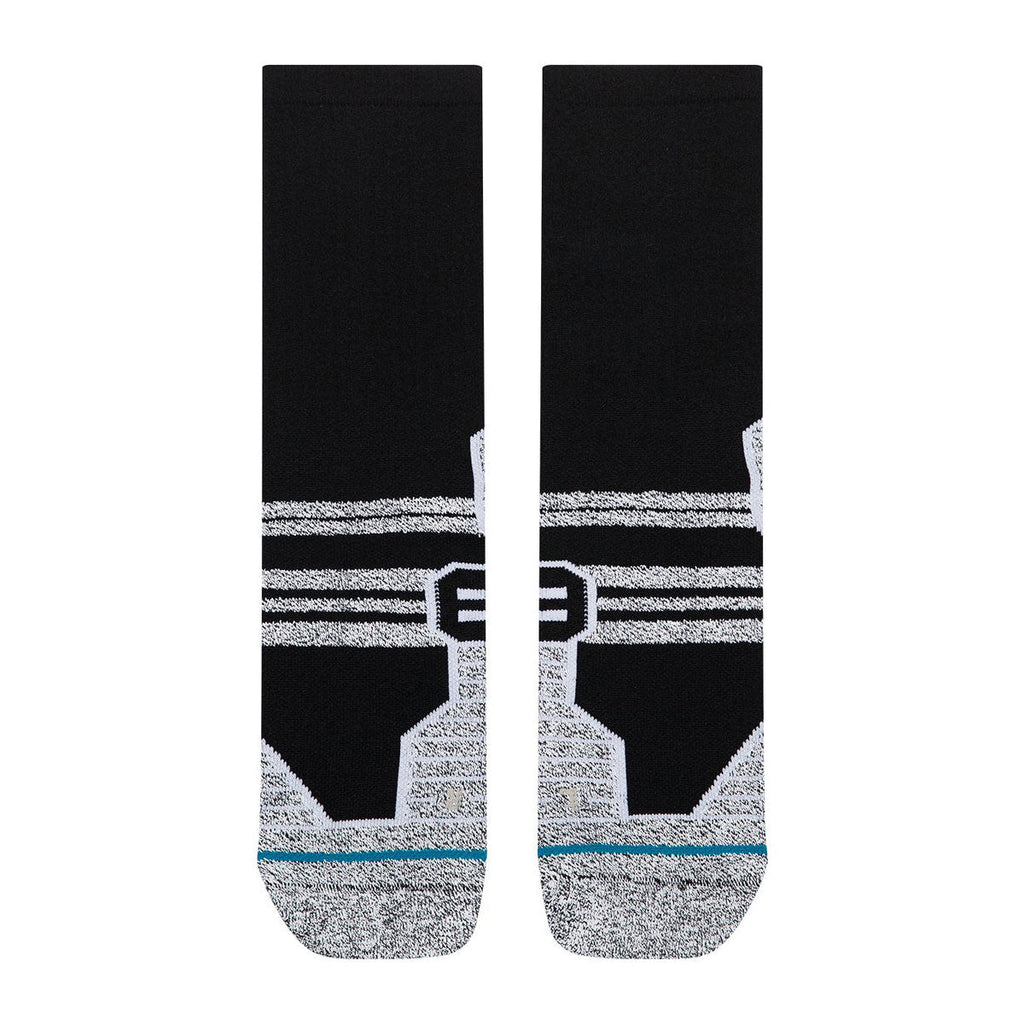 Stance Static Gripper Crew Socks - Black