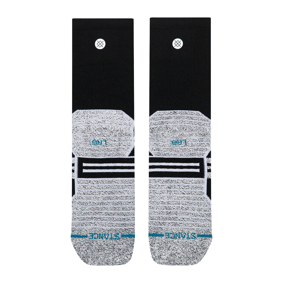 Stance Static Gripper Crew Socks - Black