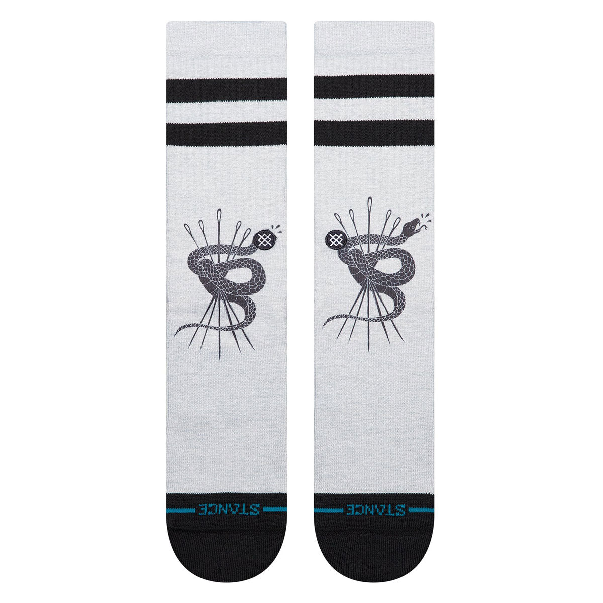 Stance Threads Crew Socks - Black