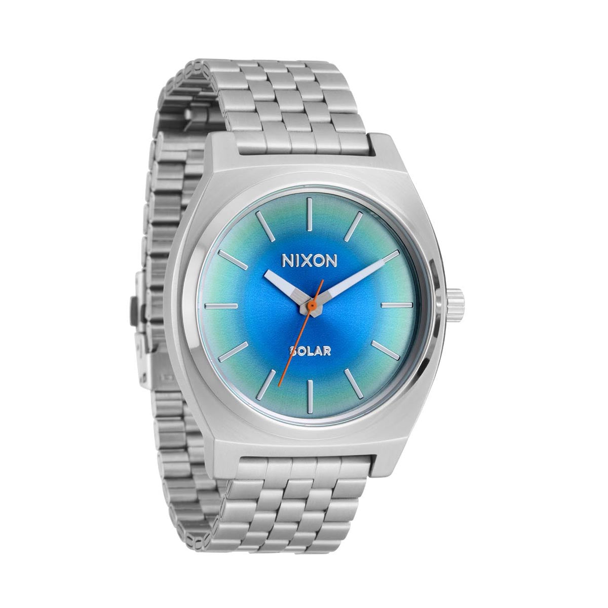 Nixon Time Teller Watch - Silver/Rainbow