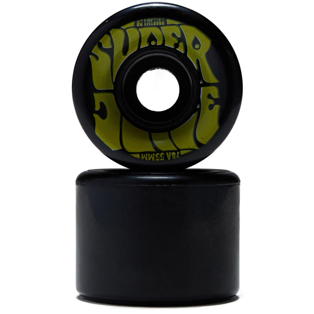 OJ Mini Super Juice 78a Skateboard Wheels - Black/Yellow - 55mm