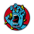 Santa Cruz Hand Dot 3.5" Sticker - White/Blue/Red