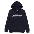 Santa Cruz Womens Flame Strip Center Zip Hoodie - Navy