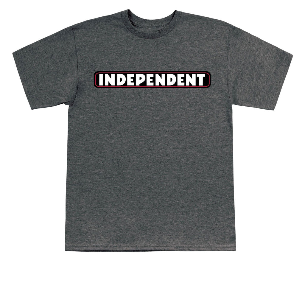 Independent Bar Logo T-Shirt - Dark Heather