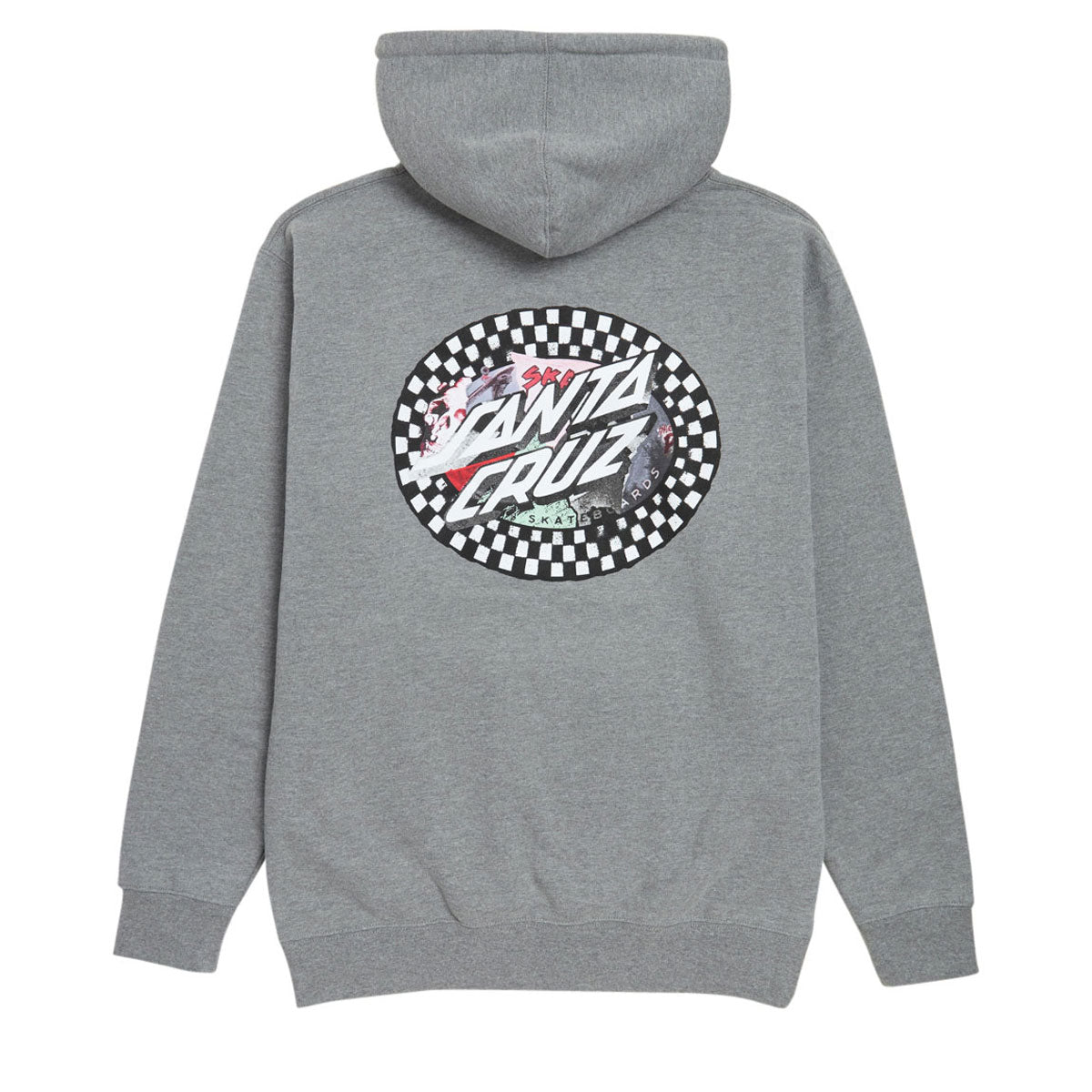 Santa Cruz Collage Oval Dot Hoodie - Gunmetal Heather