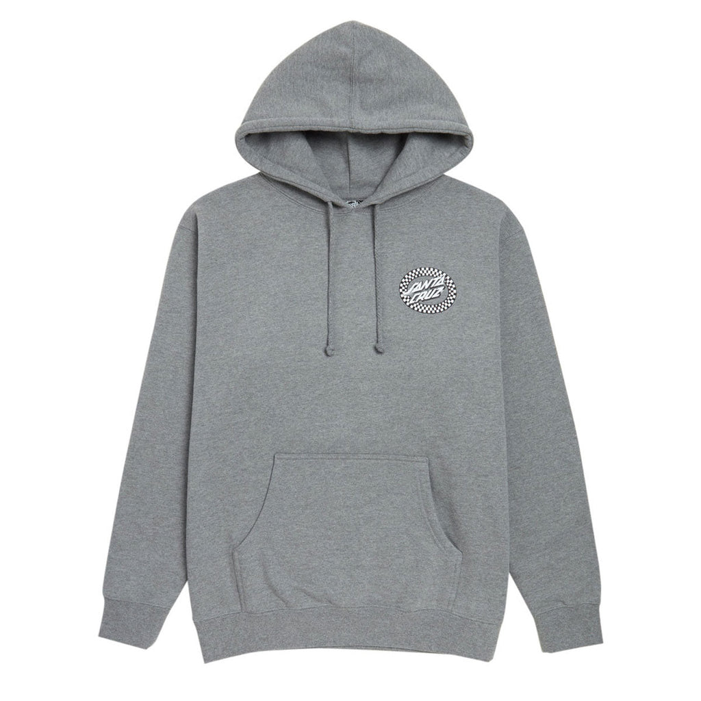 Santa Cruz Collage Oval Dot Hoodie - Gunmetal Heather