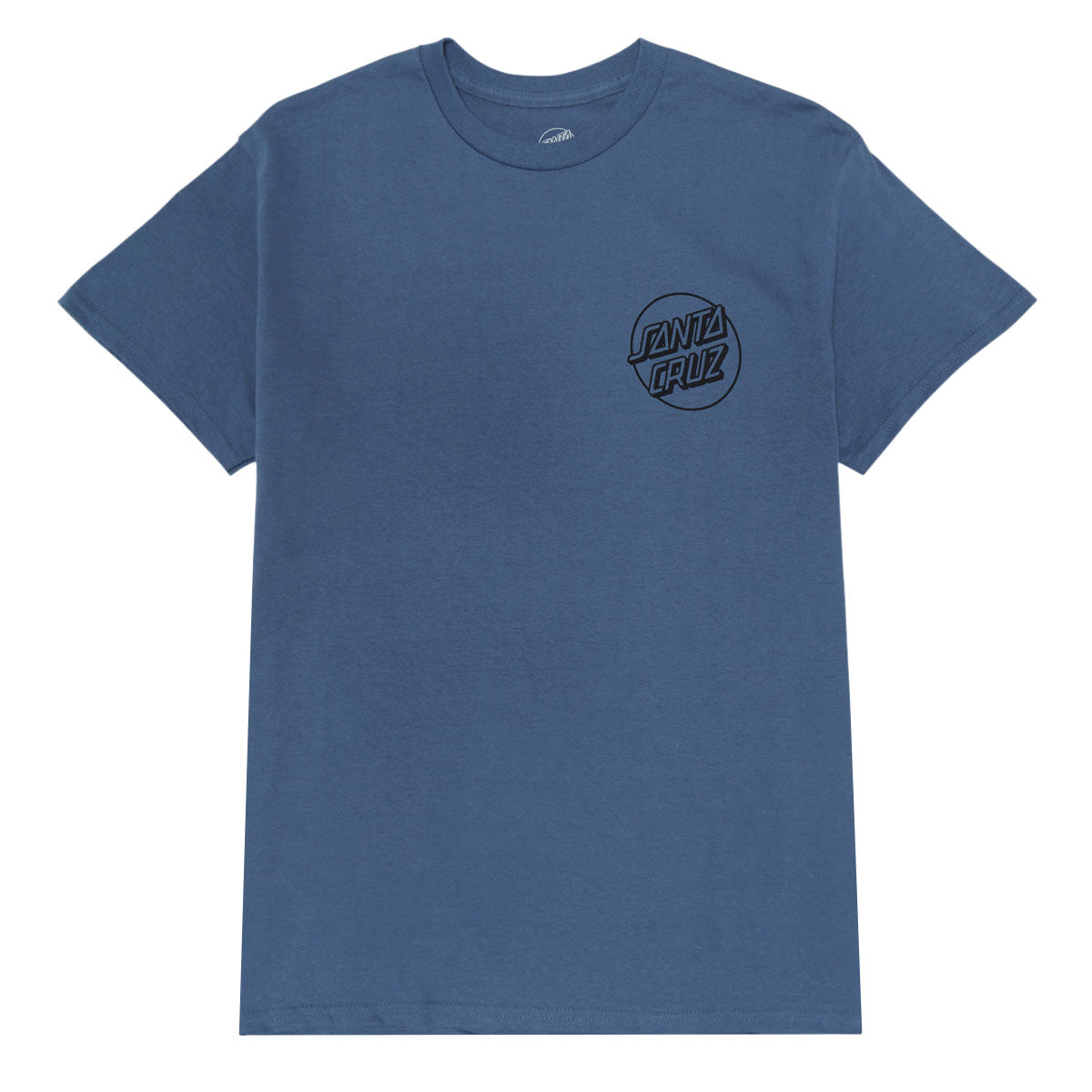 Santa Cruz Opus Dot T-Shirt - Indigo Blue/Black