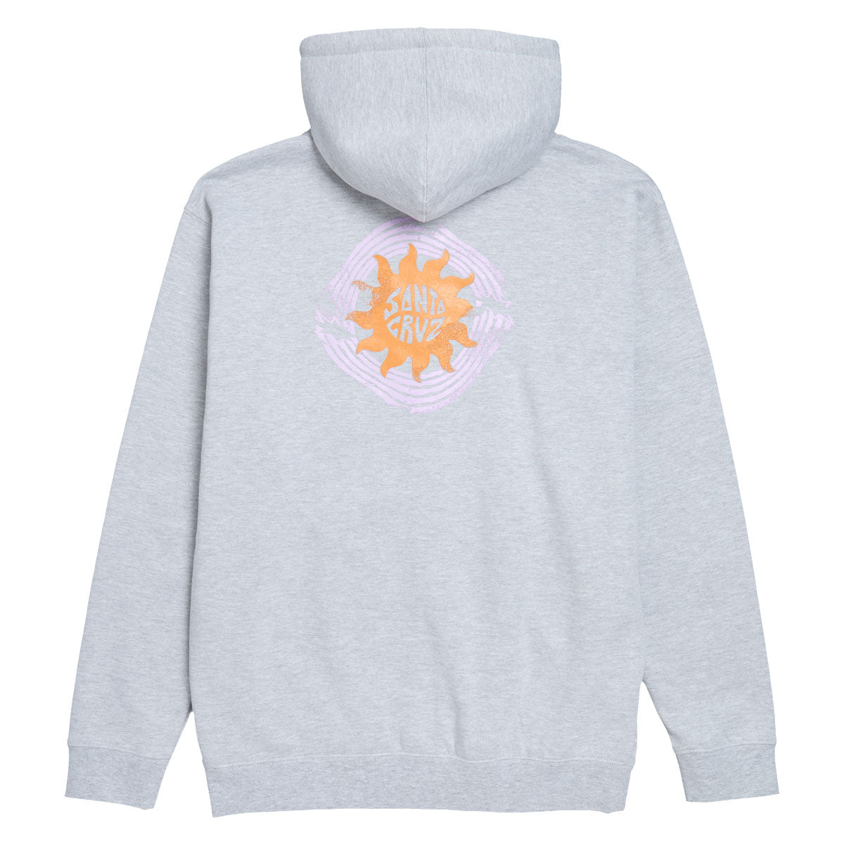 Santa Cruz Womens Sun Daze Zip Hoodie - Grey Heather