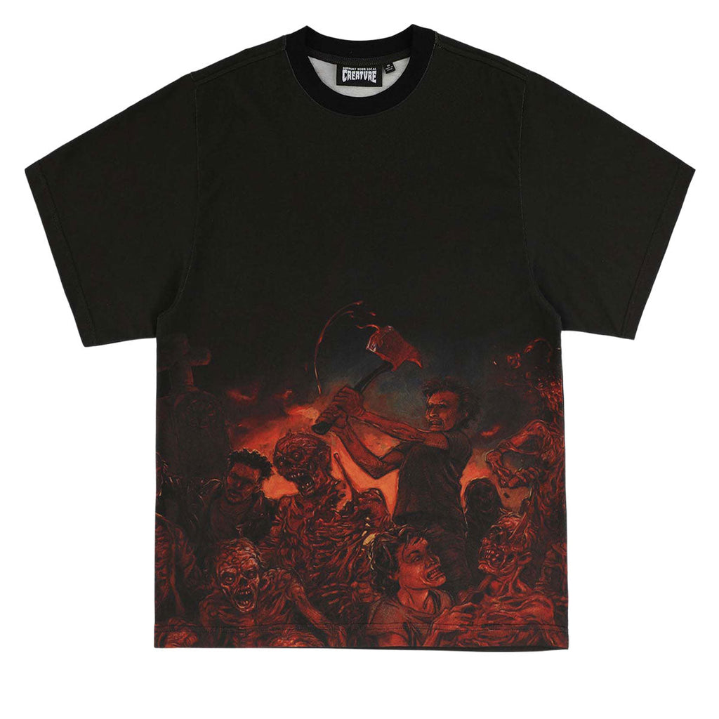 Creature x Cannibal Corpse Ringer T-Shirt - Black