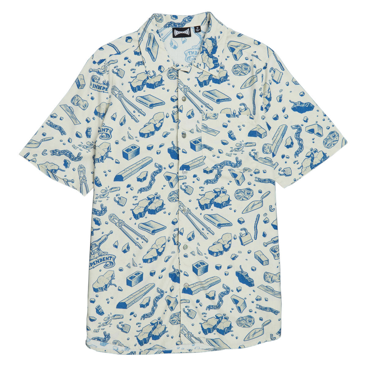 Independent Under The Bridge Party Shirt - Concrete/Blue