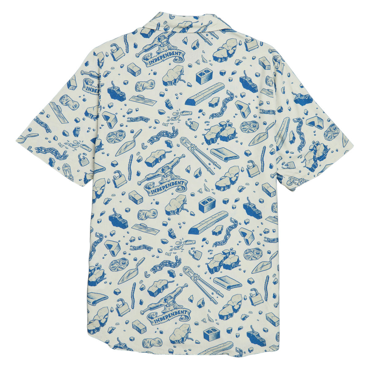 Independent Under The Bridge Party Shirt - Concrete/Blue