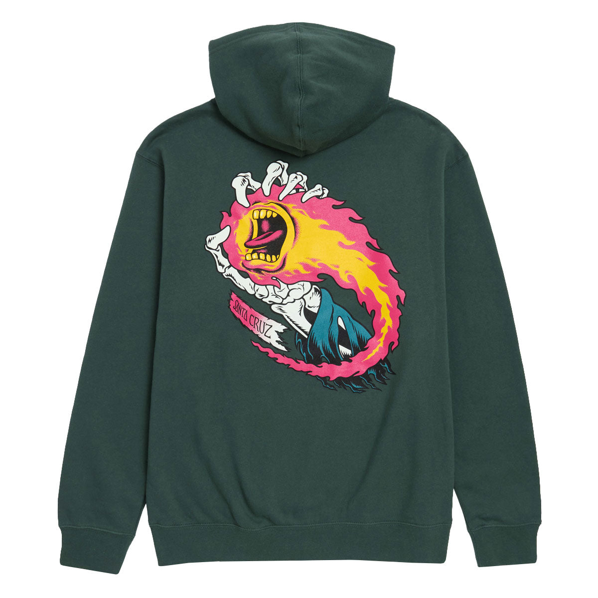 Santa Cruz O'Brien Screaming Reaper Hoodie - Alpine Green