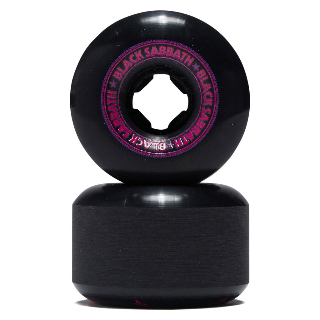 OJ x Black Sabbath Paranoid Chubbies 99a Skateboard Wheels - Black - 56mm