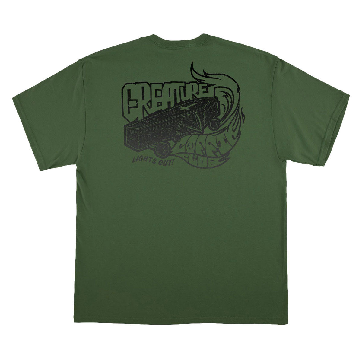 Creature Coffin Club Relic T-Shirt - Military Green