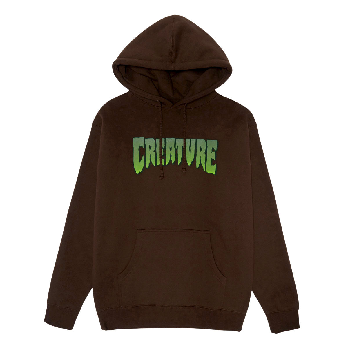 Creature Logo Hoodie - Brown/Green