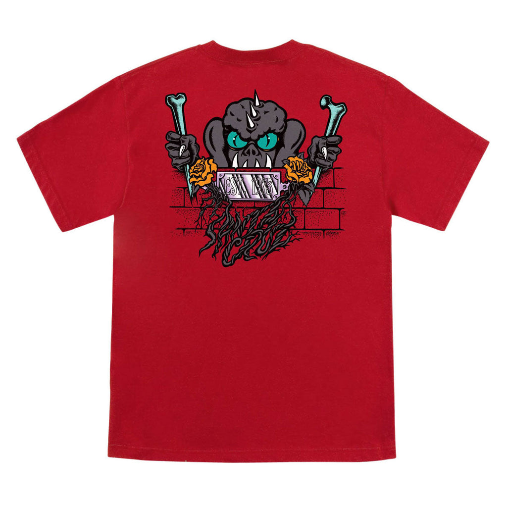 Santa Cruz Rankine Monster T-Shirt - Red