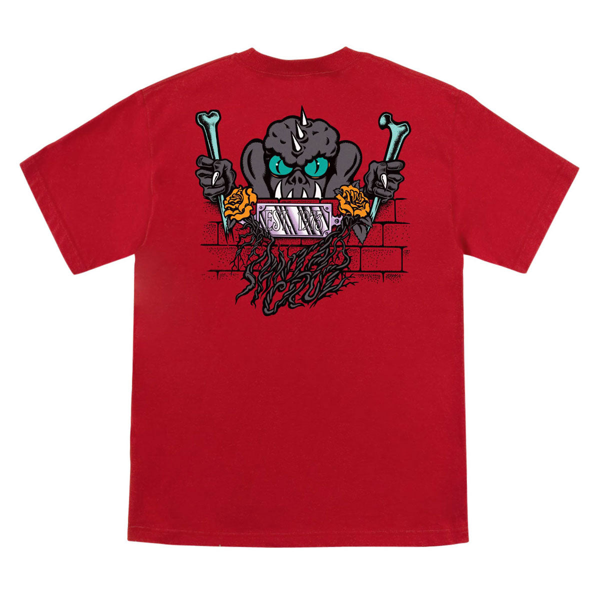 Santa Cruz Rankine Monster T-Shirt - Red
