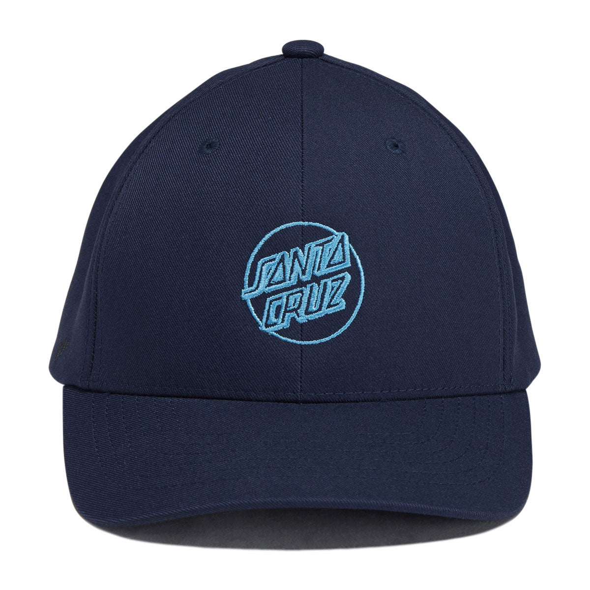 Santa Cruz Opus Dot Snapback Hat - Navy Storm Blue