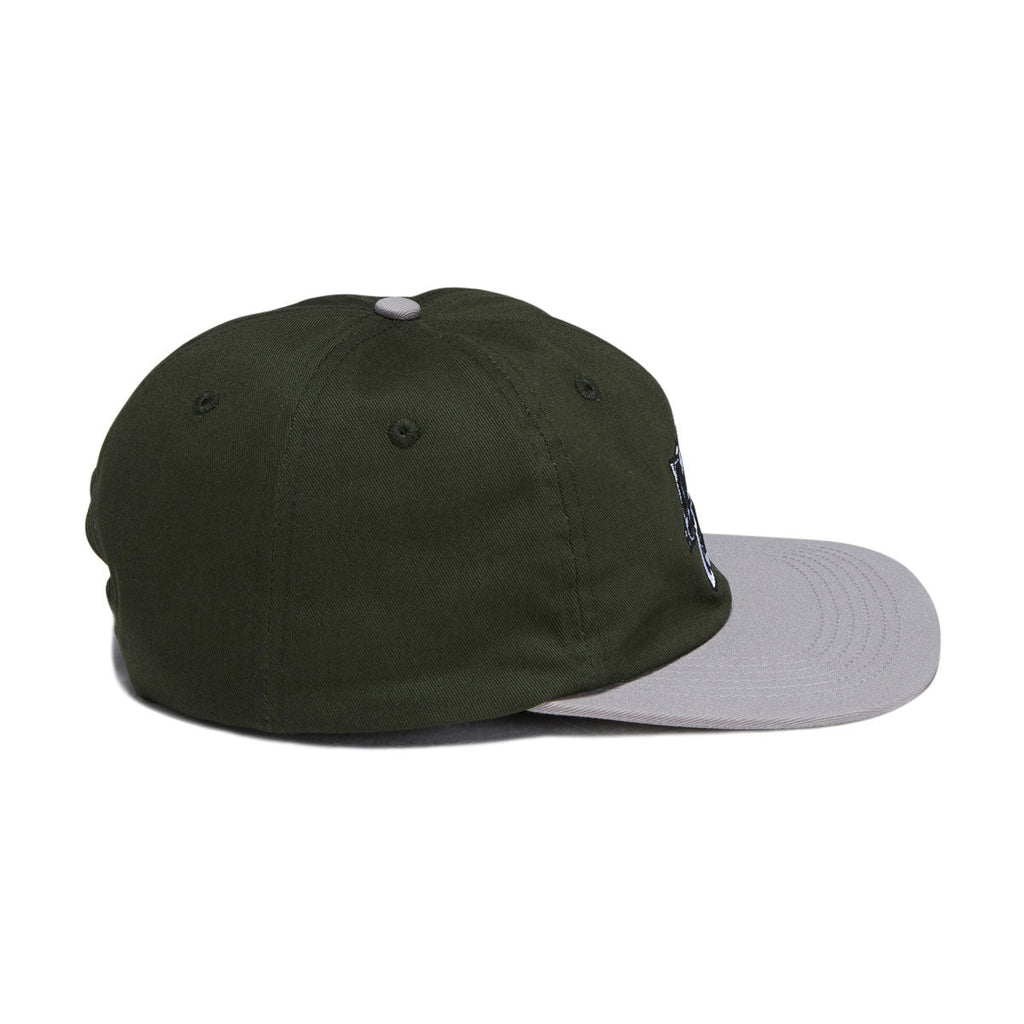 Santa Cruz Pay Off Stack Strip Snapback Hat - Forest/Grey