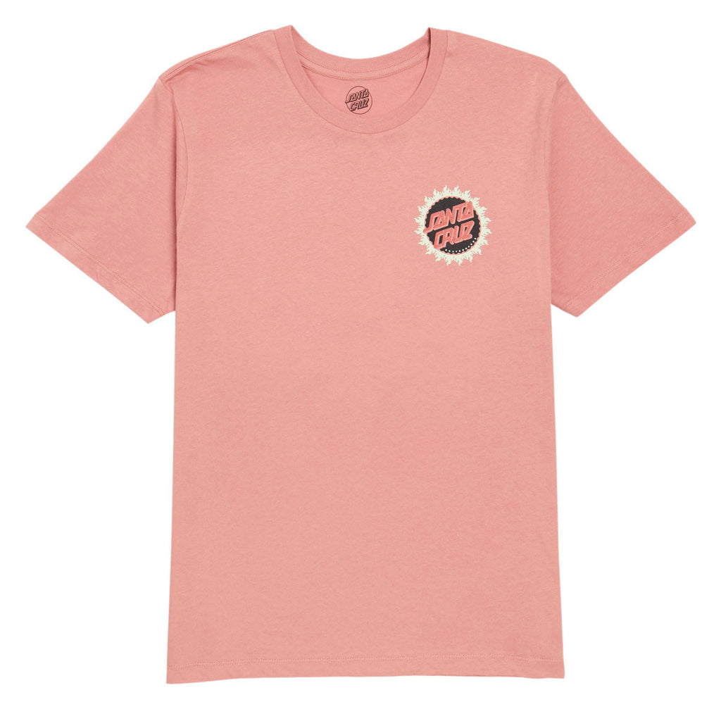 Santa Cruz Womens Outburst T-Shirt - Dusty Rose