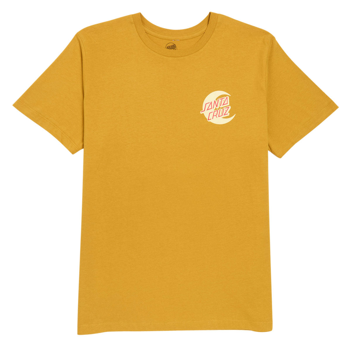 Santa Cruz Womens 2 Tone Moon Dot T-Shirt - Old Gold