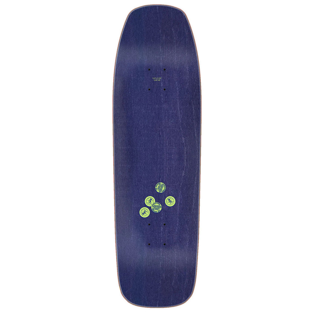 Santa Cruz Delfino Pinball Pro Shaped Skateboard Complete - 9.14"