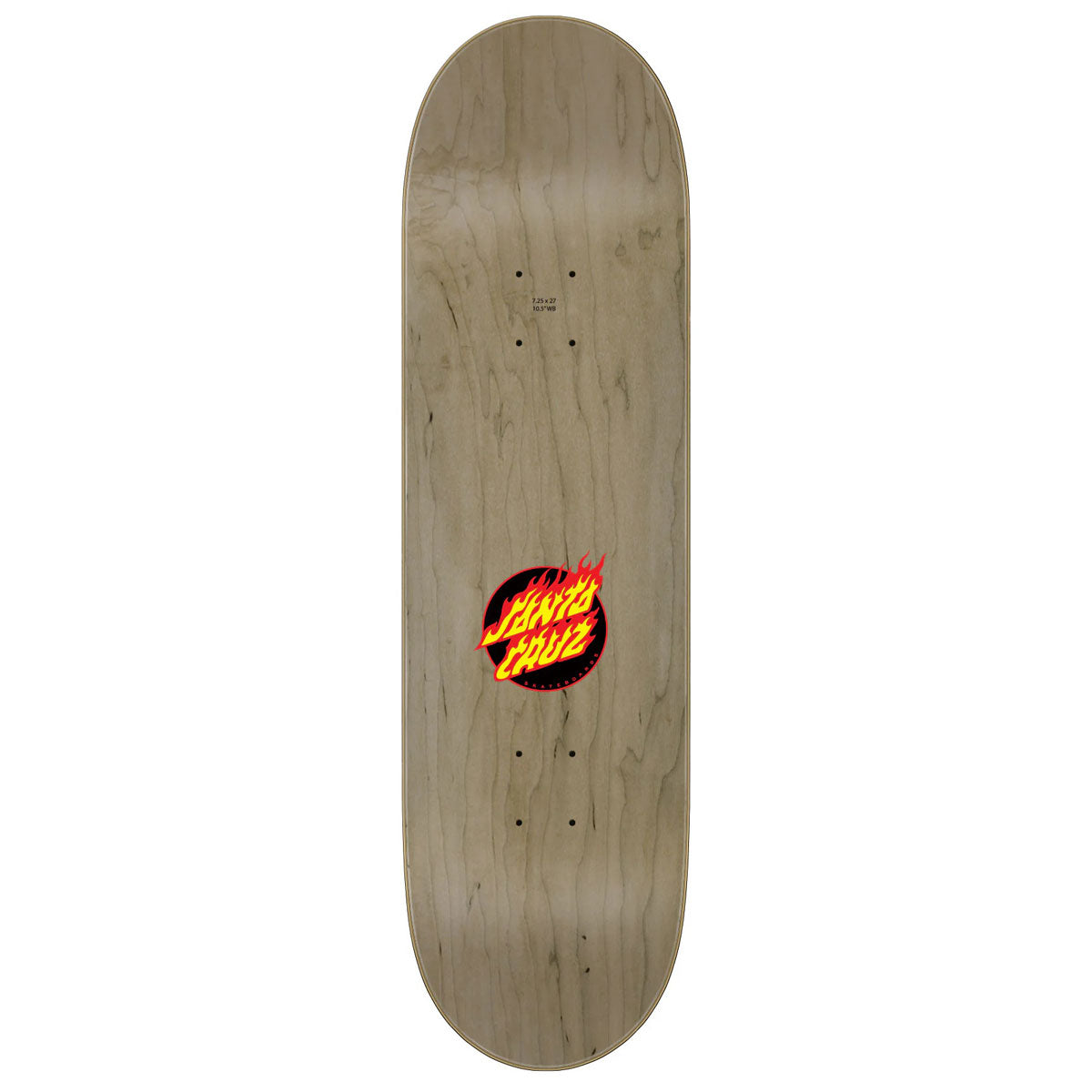 Santa Cruz Flame Dot Skateboard Complete - 7.25"