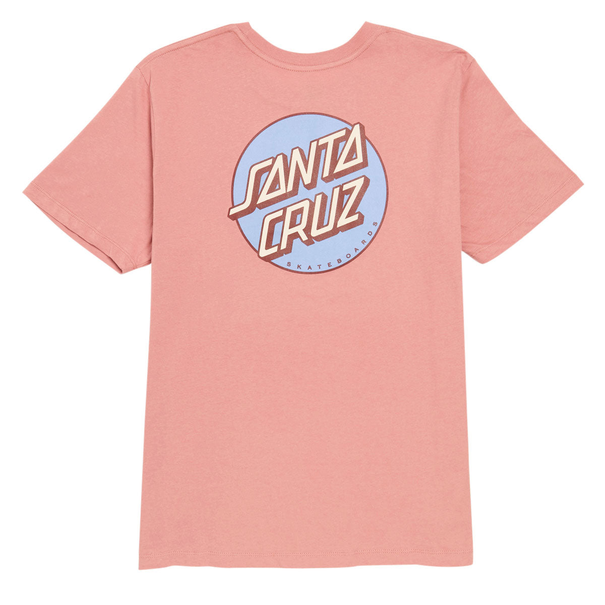 Santa Cruz Womens Other Dot Chest T-Shirt - Dusty Rose