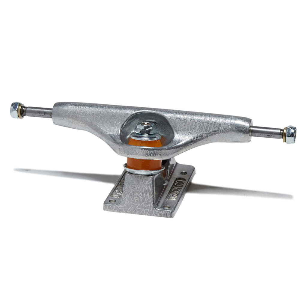 Independent x Fucking Awesome Stage 11 Hollow Burnt Stamp Skateboard Trucks - Silver - 149mm