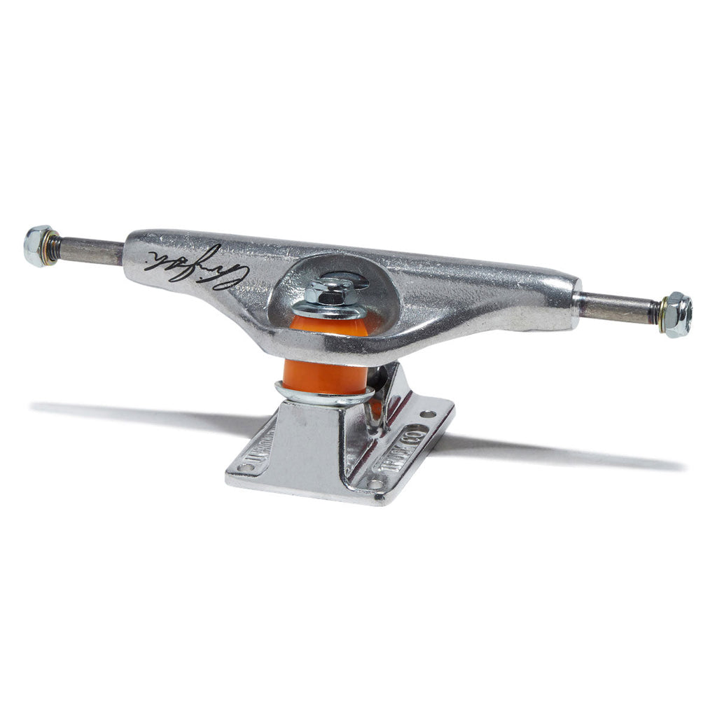 Independent Stage 11 Forged Titanium Chris Joslin Sticker Slap Pro Skateboard Trucks - Polished Silver - 144mm