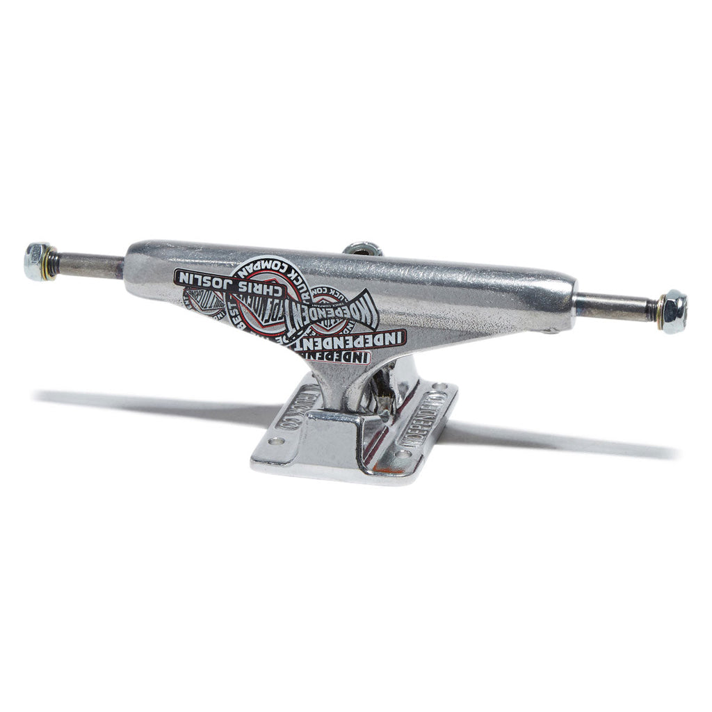 Independent Stage 11 Forged Titanium Chris Joslin Sticker Slap Pro Skateboard Trucks - Polished Silver - 149mm