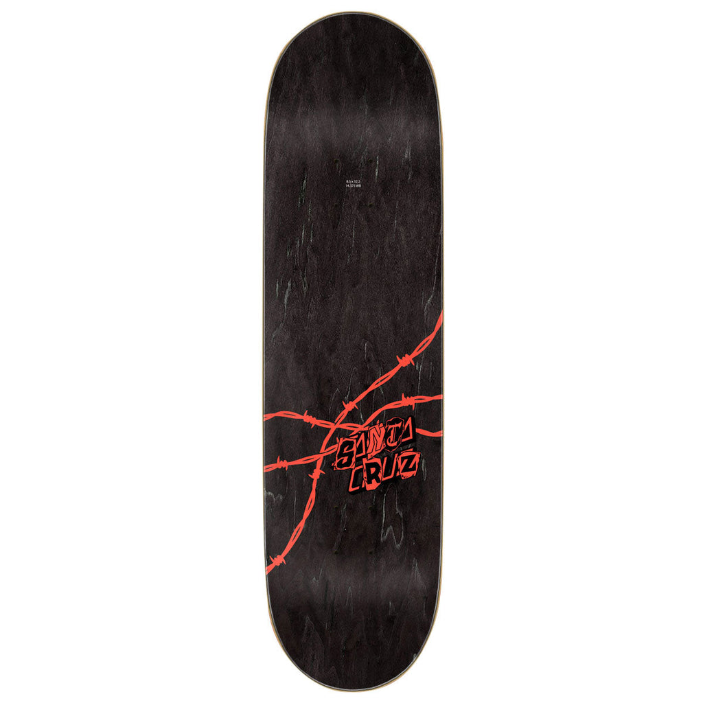Santa Cruz Pay Off Strip 7 Ply Birch Skateboard Complete - 8.50"