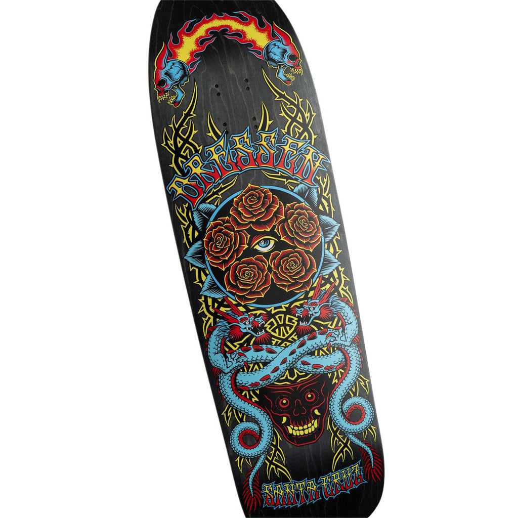 Santa Cruz Dressen Rose Crew Five Pro Shaped Skateboard Deck - 9.30"