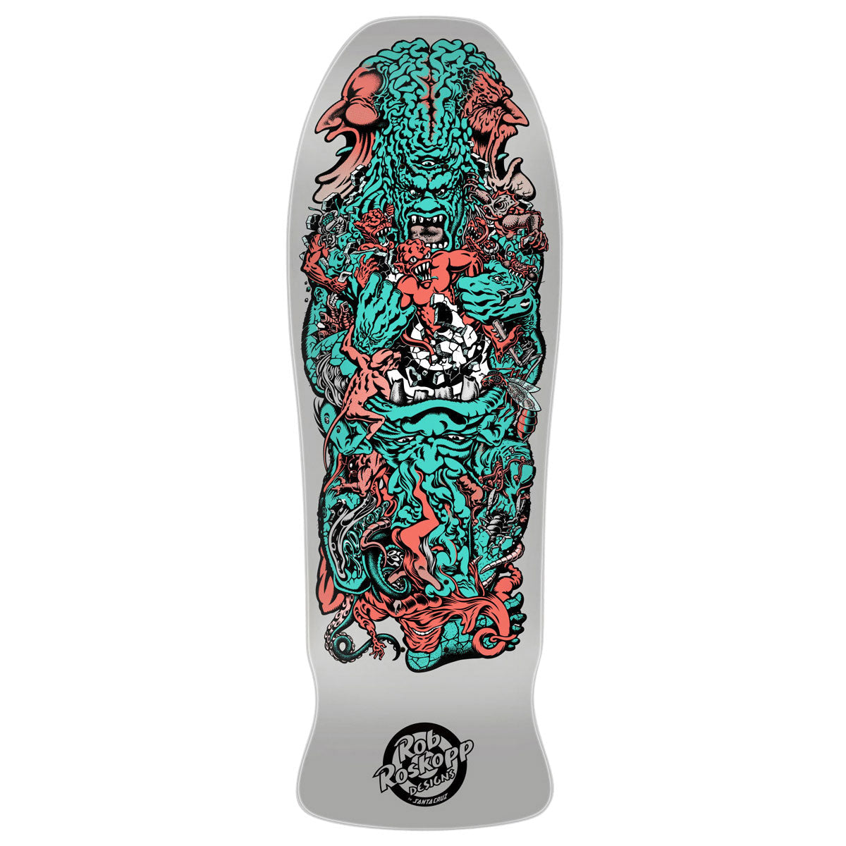 Santa Cruz Roskopp Five Reissue Skateboard Deck - 10.22"
