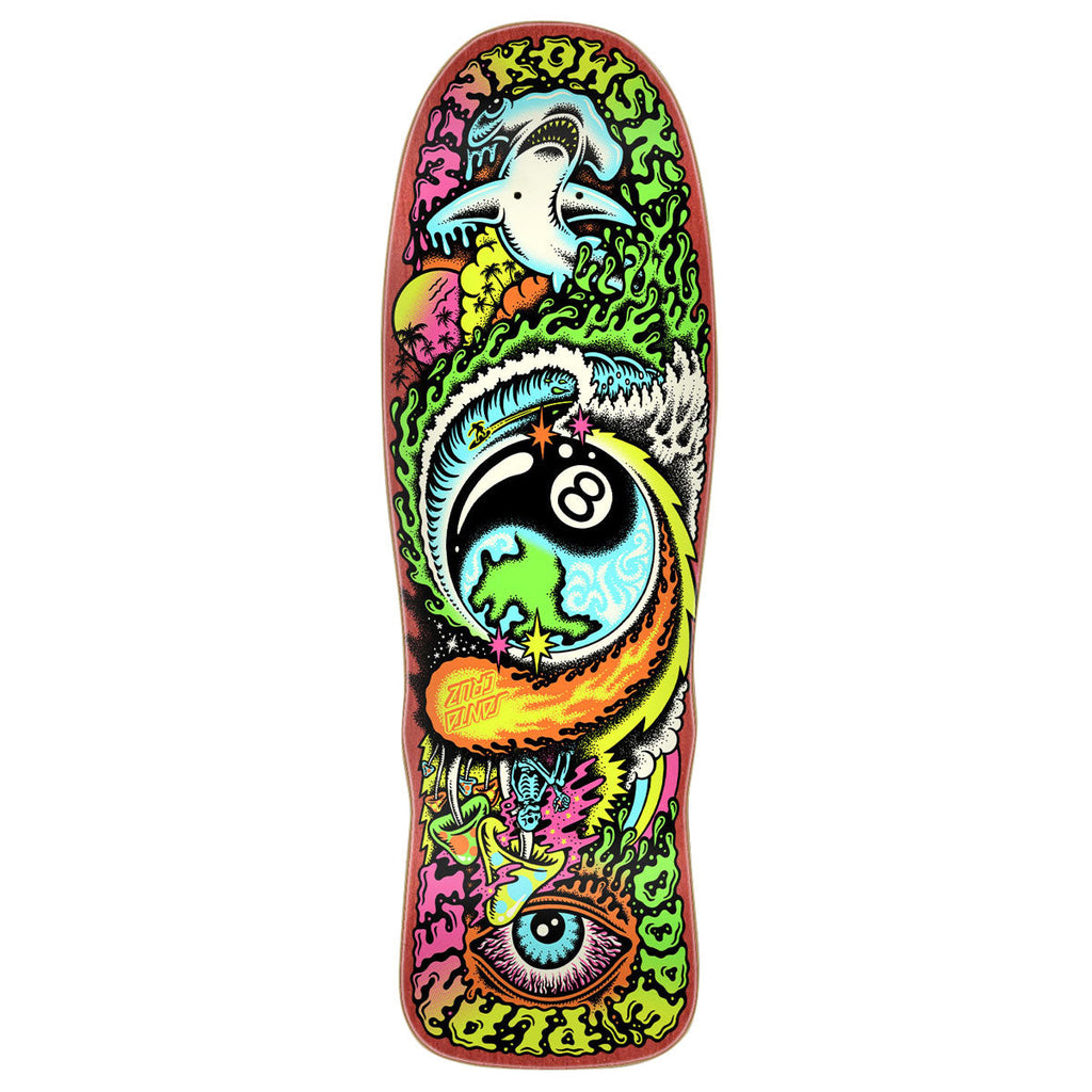 Santa Cruz Winkowski Dope Planet Micro Freaks Skateboard Deck - 8.75"