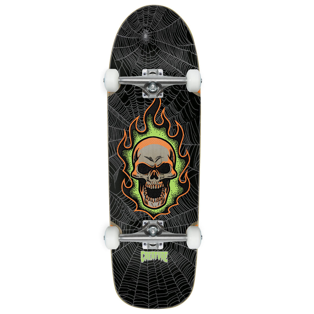 Creature Bonehead Webbed Team Skateboard Complete - 9.00"