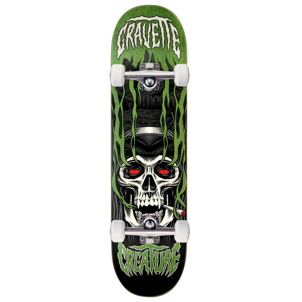 Creature Gravette Hippie Skull IV Pro Skateboard Complete - 8.30"