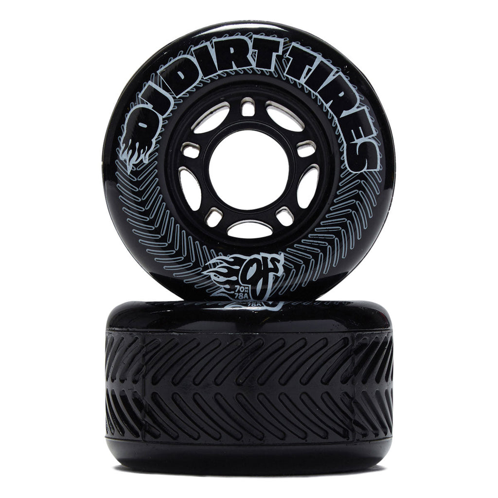 OJ Vandals Dirt Tires Thunder Juice 78a Skateboard Wheels - Black - 70mm