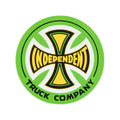 Independent Truck Co Legacy Clear 3" Sticker - Green/Yellow