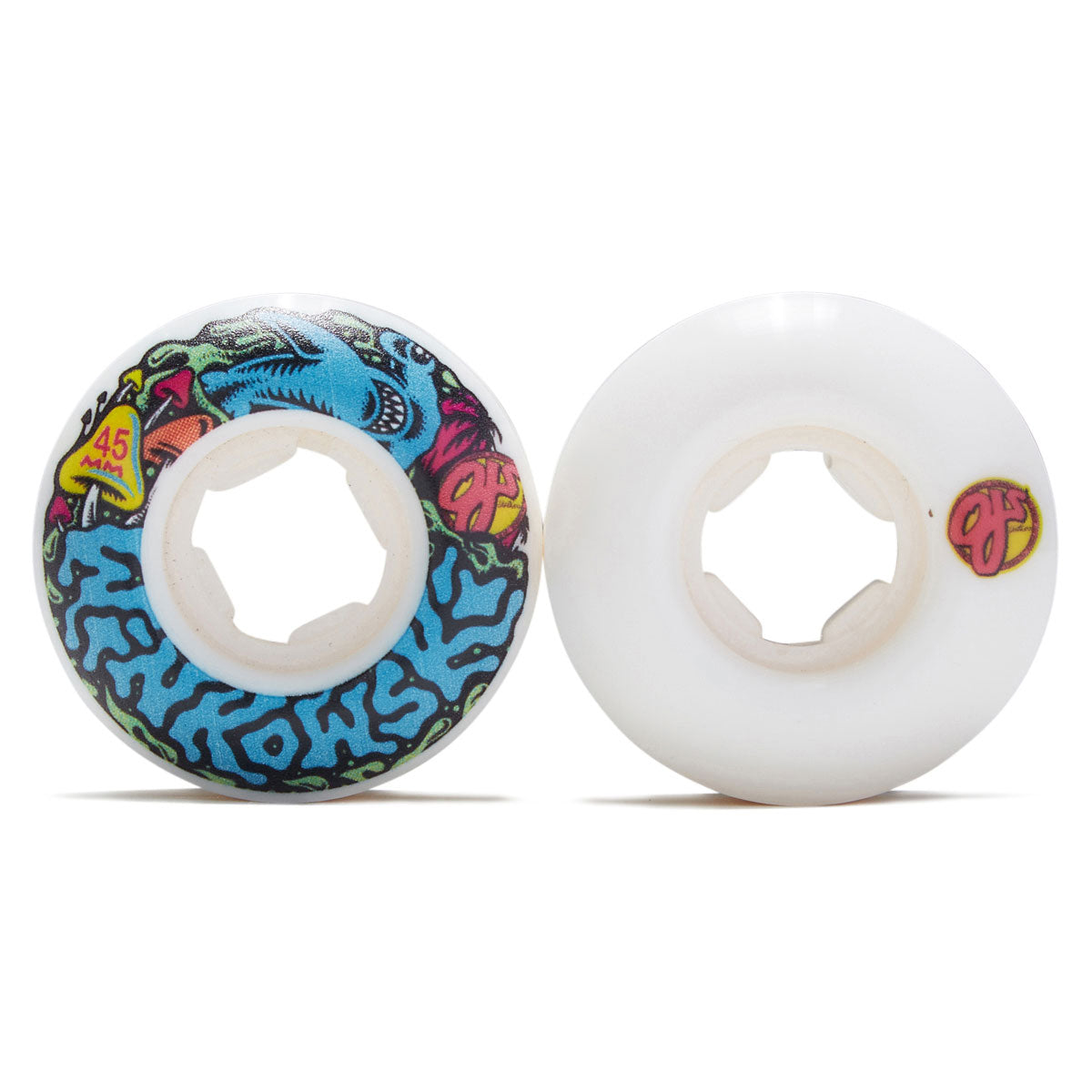 OJ Eric Winkowski Elite Mini Chubbies 99a Skateboard Wheels - White - 45mm