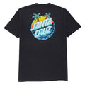 Santa Cruz Retreat Dot T-Shirt - Vintage Black