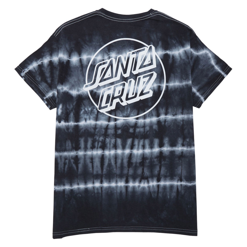 Santa Cruz Opus Dot T-Shirt - Black Shibori