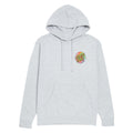 Santa Cruz Tie Dye Dot Chest Hoodie - Grey Heather