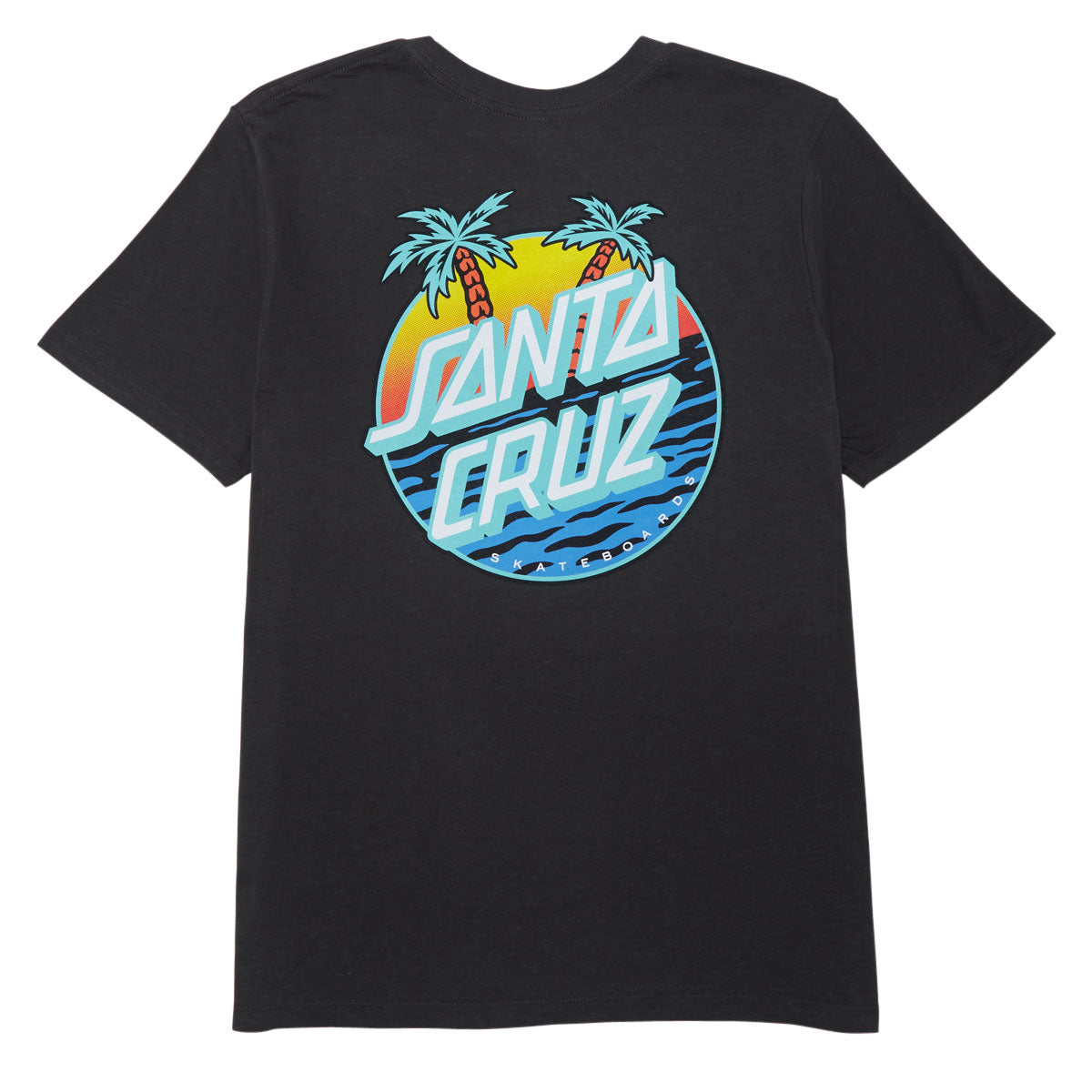 Santa Cruz Womens Retreat Dot T-Shirt - Vintage Black