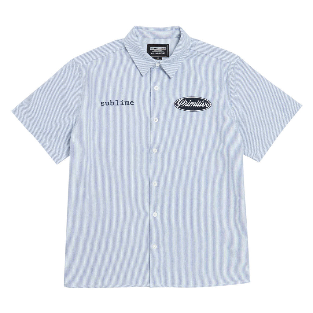 Primitive x Sublime Day Shift Woven Shirt - Blue