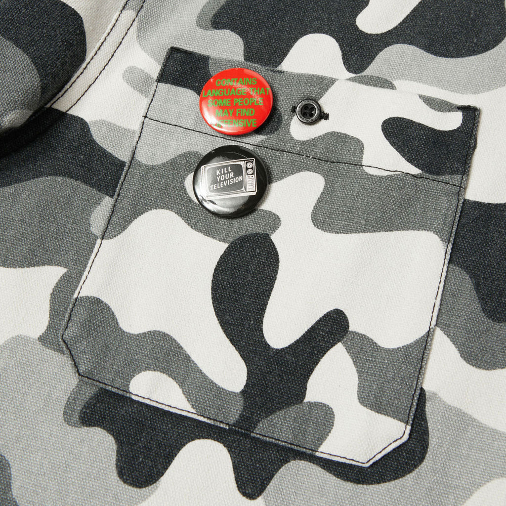 HUF Olympia Camo Hooded Over Shirt - Camo