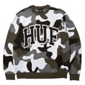 HUF Arch Jacquard Camo Crew Sweatshirt - Camo