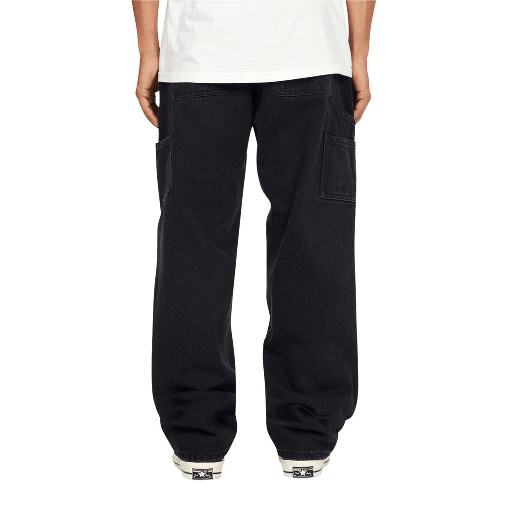 HUF Kinda Loose Double Knee Jeans - Washed Black