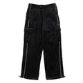 HUF x Pro Club Velour Cargo Pants - Black